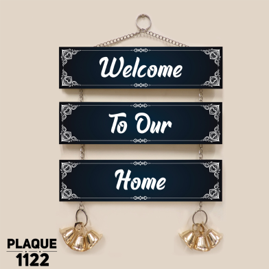 DDecoretor Welcome To Our Home Wall Canvas Poster image