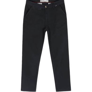 DEEN Black Gabardine Pant – Straight Fit image