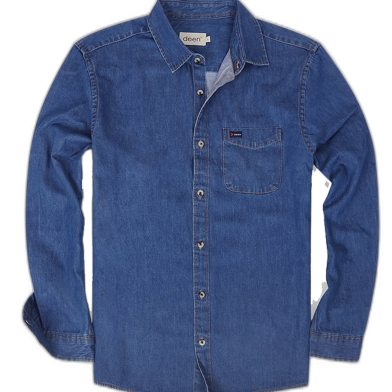 DEEN Mid-Indigo Denim Shirt 14 image