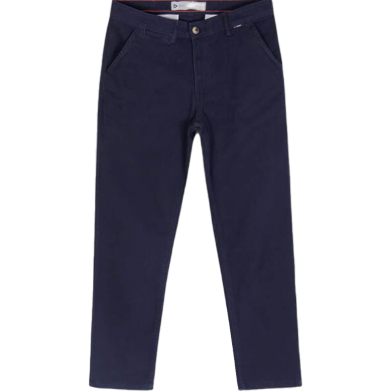 DEEN Navy Gabardine Pant – Straight Fit image