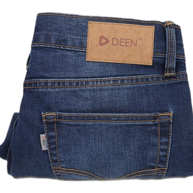 DEEN Premium Mid Blue Jeans 117 – Slim Fit image