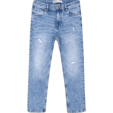 DEEN Ripped Blue Jeans Pant 54 – Slim Fit image