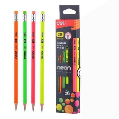 Deli Graphite Pencil Neon 2B image