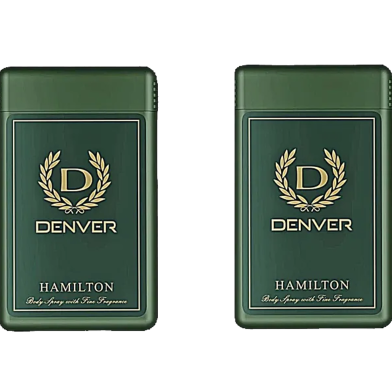 DENVER Hamilton Pocket Perfume - 18ML (Pack of 2) | Long Lasting Perfume Fragrance For Men Travel Size image