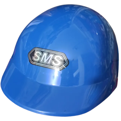 DFL / STM / SMS Cap Style New Version Bike Helmet Black colour 1 Pcs Vespa or Scooty Helmet for Man image