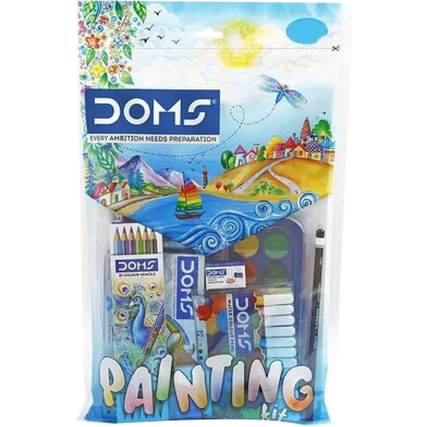 DOMS Painting Etc Kit full set 9pcs Bundle value pack for Painting, Drawing and Sketching image