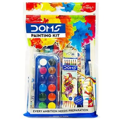 DOMS Painting Etc Kit full set 9pcs Bundle value pack for Painting, Drawing and Sketching image
