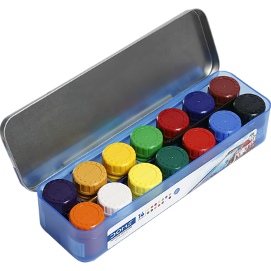 DOMS Poster Color 14 Shades 10ml Box image