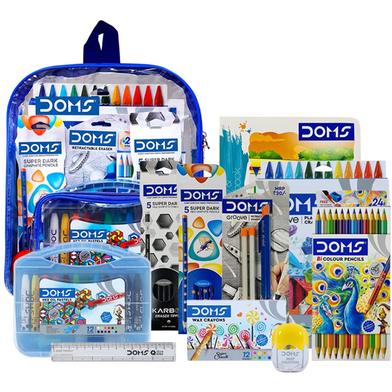 DOMS Smart Kit 12pcs Combo Pack for Painting, Sketching, Drawing and Learning with an excellent Bag image