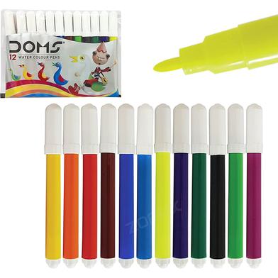 Buy Doms Aqua Water Colour Pens 24 Shades Plastic Pack Online at Best Price  of Rs 125 - bigbasket