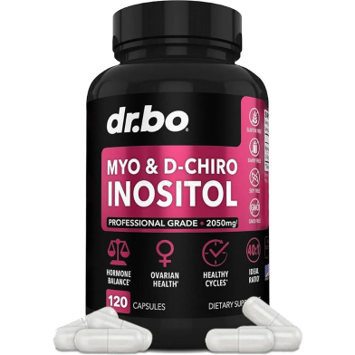 DR.BO Myo-Inositol and D-Chiro Inositol 120 Capsules image