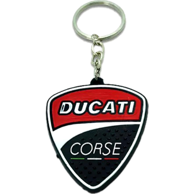 DUCATI PVC Keychain Key ring Red Rubber Motorcycle Bike Car Collectible Gift New (keyring_ducati_1) image