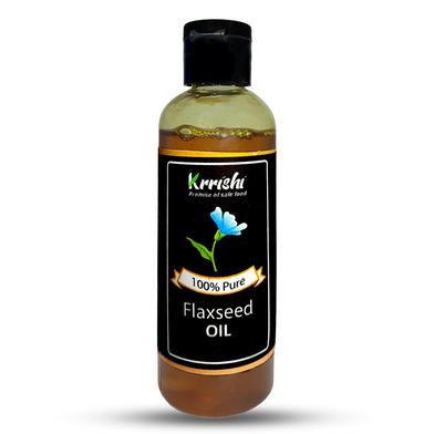 Krrishi Flaxseed Oil 200 ml image