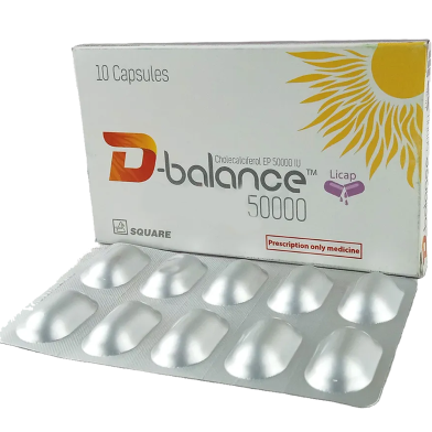D-Balance 50000 IU 10's Strip Capsule image