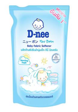 D-Nee Baby Fabric Softener Pouch (Blue) - 600 ml image