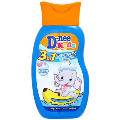 D-Nee Kids 3in1 Shampoo Conditioner And Body Wash 200ml image