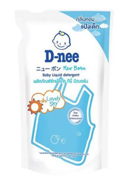 D-Nee Refill Liquid Baby Detergent, Blue, 600 ml. image