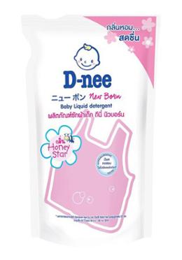 D-Nee Refill Liquid Baby Detergent, Pink, 600 ml. image