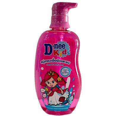 D-nee kids head and body bath red gummi shower gel with fresh fragrance in Thai red 400 ml image
