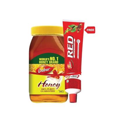 Dabur Honey 250gm- (Free Dabur Red Tooth Paste 50g) image