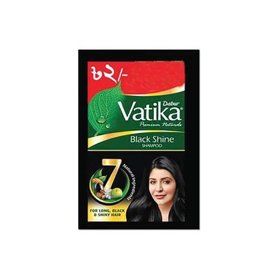 Dabur Vatika BlackShine Shampoo Sachet 6 ml (Pack of 12) - 2 Pcs Free image