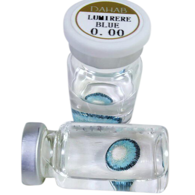 Dahab Lumiere Blue Color Contact Lens image
