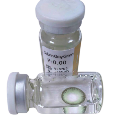Dahab Sabrin Gray Green Color Contact Lens image