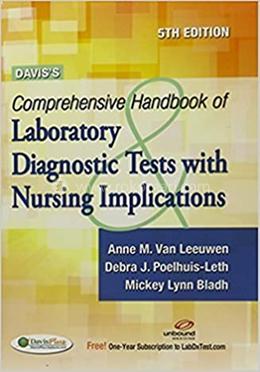 Daviss Comprehensive Handbook Of Labratory Diagnostic Tests With Nursing Implications image