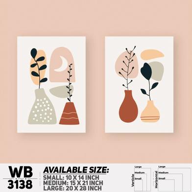 Ddecorator Modern Flower Artwork Wall Decor image