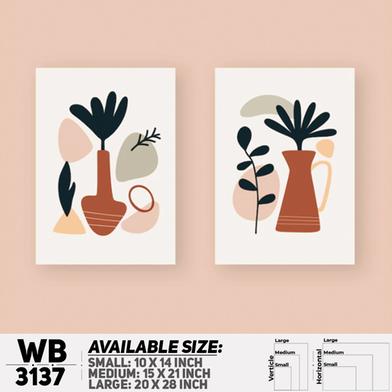 Ddecorator Modern Flower Artwork Wall Decor image