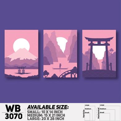 Ddecorator Modern Landscape Artwork Wall Decor image