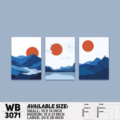 Ddecorator Modern Landscape Artwork Wall Decor image