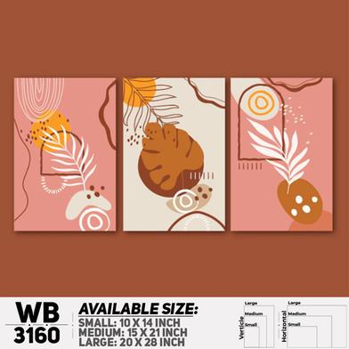 Ddecorator Modern Leaf Artwork Wall Decor image