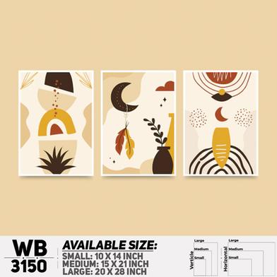 Ddecorator Modern Leaf Artwork Wall Decor image