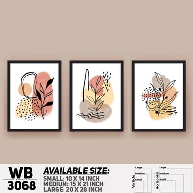Ddecorator Modern Leaf Artwork Wall Decor image