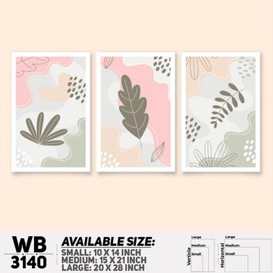 Ddecorator Modern Leaf Artwork Wall Decor image