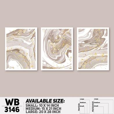 Ddecorator Modern Leaf Artwork Wall Decor image