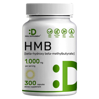 Deal Supplement Ultra Strength HMB Supplements 1000 Mg Per Serving - 300 Capsules -523078730 image