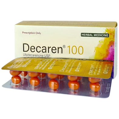 Decaren 100mg Capsule 10s Strip image