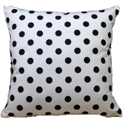 Decorative Cushion Cover Black And White 20x20 Inch image