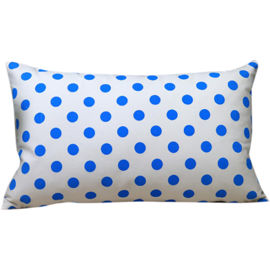 Decorative Cushion Cover Blue And White 20x12 Inch image