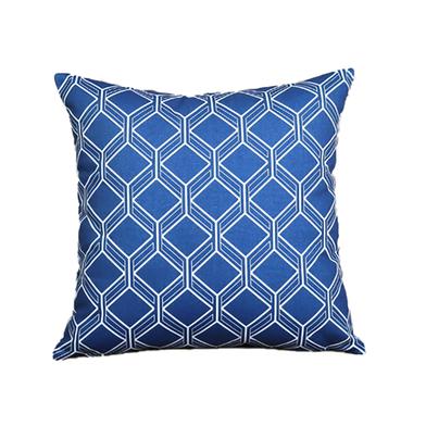 Decorative Cushion Cover, Navy Blue 16x16 Inch image