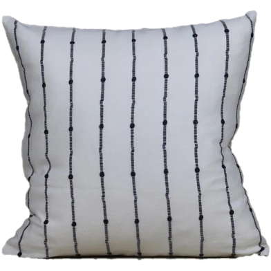 Decorative Cushion Cover, White 14x14 Inch image