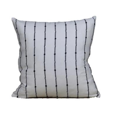 Decorative Cushion Cover, White 14x14 Inch image