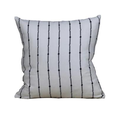 Decorative Cushion Cover, White 20x20 Inch image