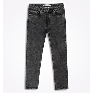 DEEN Acid Washed Black Jeans Pant 47 – Slim Fit image