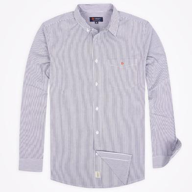 DEEN Blue Stripe Poplin Shirt 31 – Regular Fit image