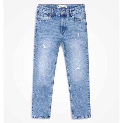 DEEN Ripped Blue Jeans Pant 54 – Slim Fit image