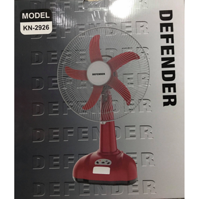 Defender 2926 Rechargeable 16 Desktop Fan - Maroon image