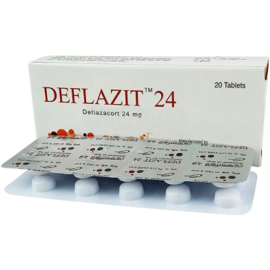 Deflazit 24mg Tablet–10's Strip image